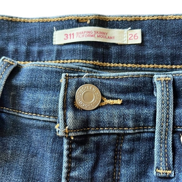 Levi’s 311 Shaping Skinny Size 26 Women's Blue Jeans - Picture 8 of 11